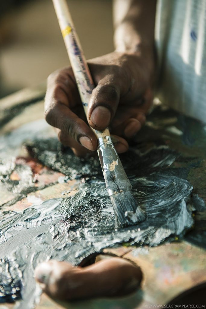 the painter portraiture kia sportage eu campaign seagram pearce